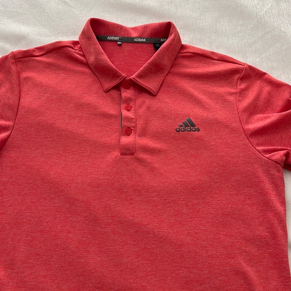 Addidas golf polo-Size medium-barley worn-no stains rips or fading - Picture 2 of 5